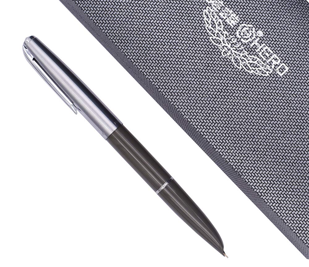 Amazon.com : Hero 100 Fountain Pen 14K Fine Nib, Steel Hooded